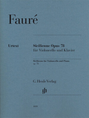 Faure Sicilienne Op.78 - Cello and Piano