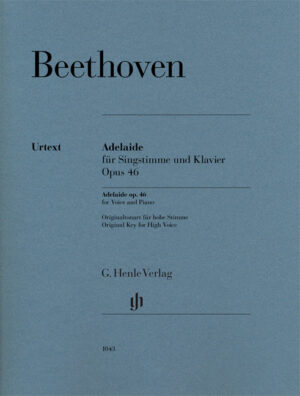 Original Key for High Voice - Beethoven