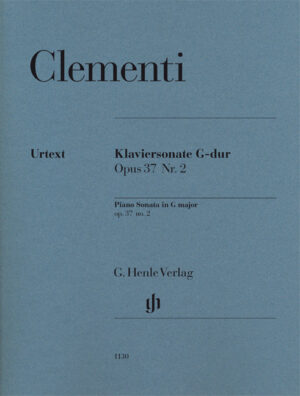 Piano Sonata in G major op. 37 no. 2