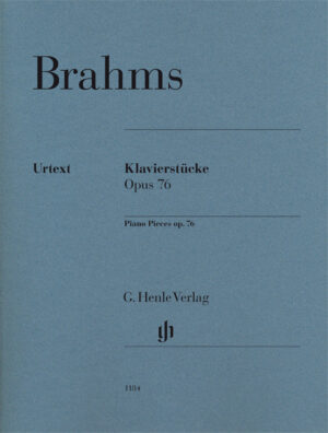 Piano Pieces op. 76 - Brahms
