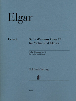 Salut d'amour op. 12 for Violin and Piano - Elgar