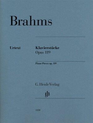 Piano Pieces Op. 119 - Brahms