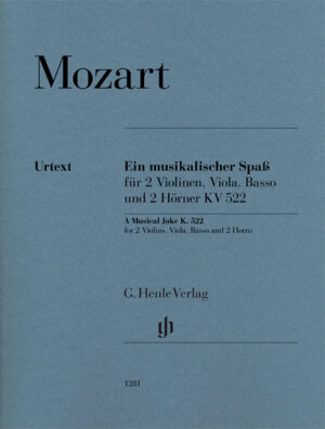 for 2 Violins, Viola, Basso and 2 Horns - Mozart