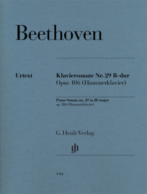 Hammerklavier, Single Edition from HN 34 - Beethoven