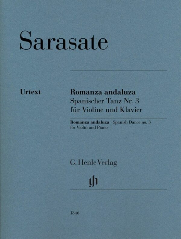 Sarasate - Romanza Andaluza Op. 22 No. 1 - for Violin & Piano
