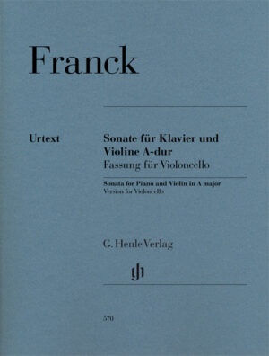 Franck - Sonata for Piano and Violin - version for Violoncello