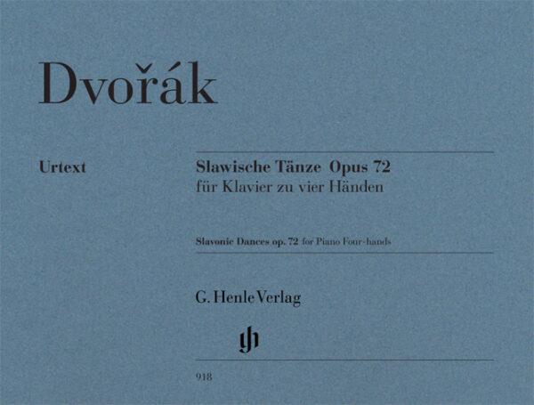 Slavonic Dances op. 72 for Piano Four-hands - Dvorák