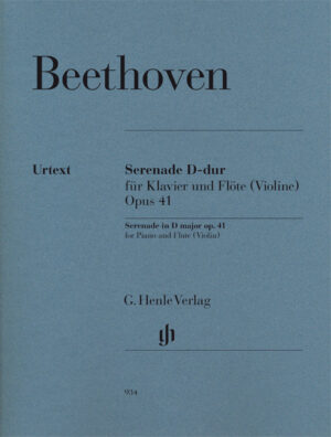 Serenade In D Major Op. 41 For Flute