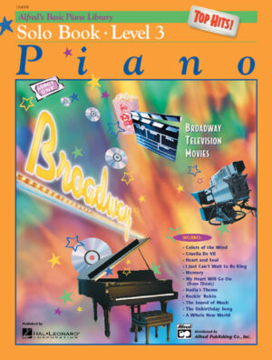 Alfred's Basic Piano Library Top Hits Solo Book 3 (With CD)
