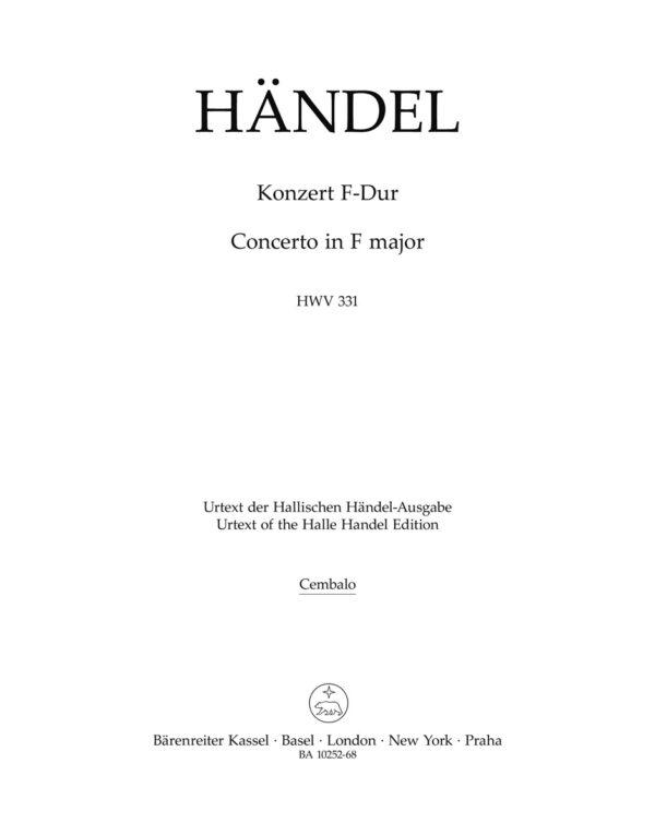 Concerto in F major