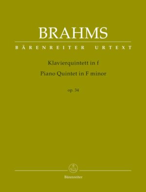 Piano Quintet in F minor op. 34