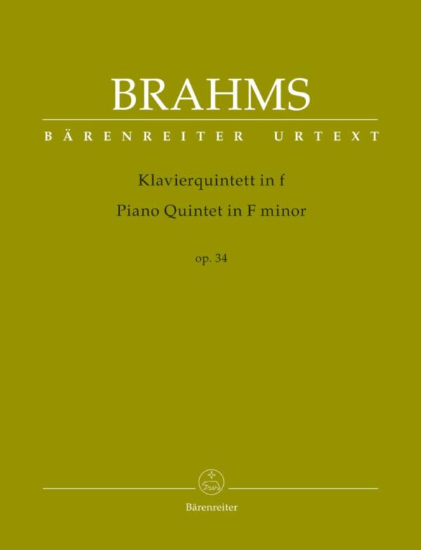 Piano Quintet in F minor op. 34