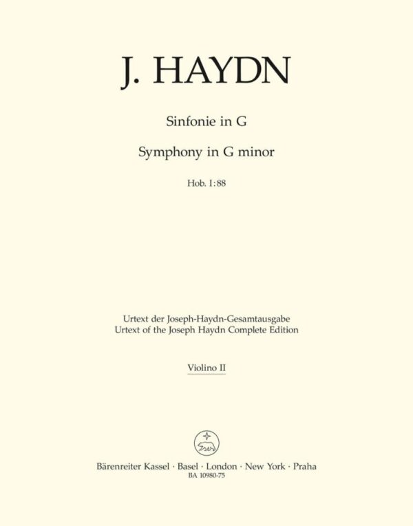 Symphony No.88 in G major Hob.I