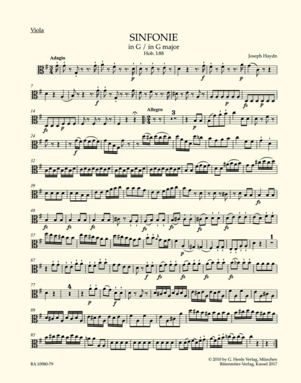 Symphony No.88 in G major Hob.I
