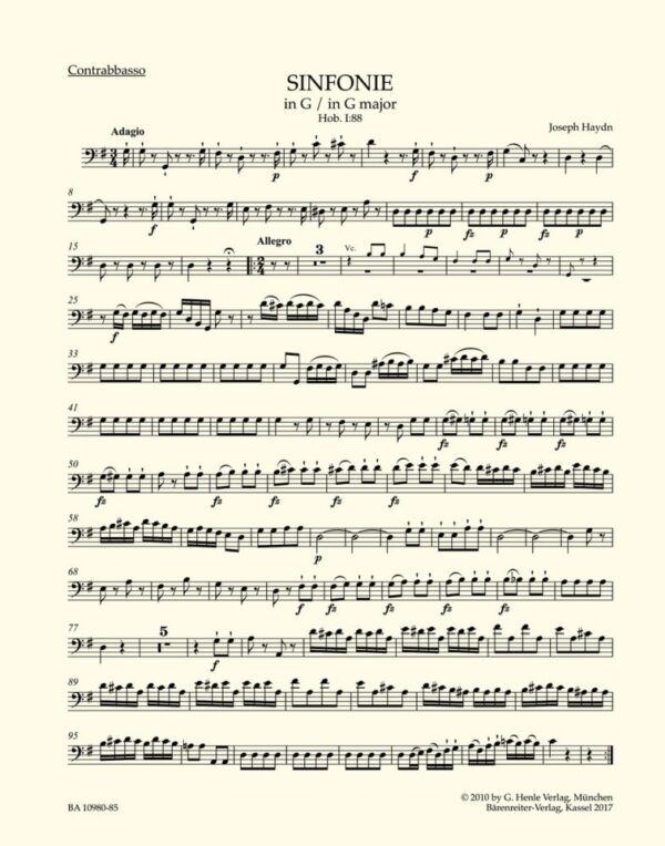 Symphony No.88 in G major Hob.I
