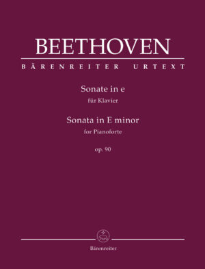 Sonata In E Minor Op. 90