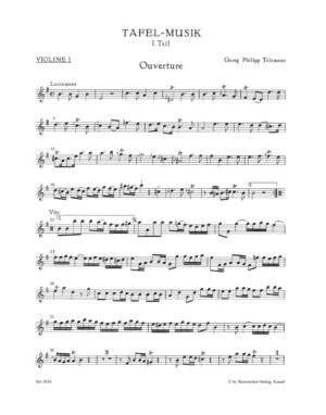 Overture and Conclusion in E minor TWV 55