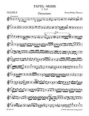 Overture and Conclusion in E minor TWV 55