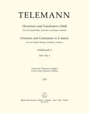 Overture and Conclusion in E minor TWV 55
