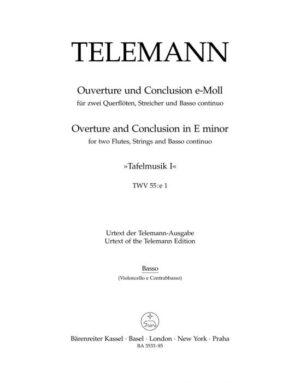 Overture and Conclusion in E minor TWV 55