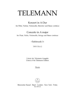 Konzert in A-Dur - Concerto In A Major TWV 53