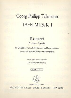 Konzert in A-Dur - Concerto In A Major TWV 53