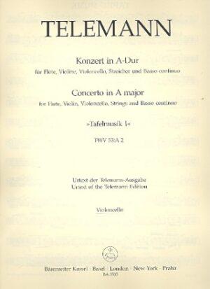 Konzert in A-Dur - Concerto In A Major TWV 53