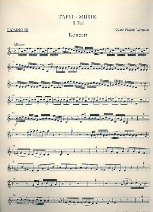 Konzert in F-Dur - Concerto in F major TWV 53:F1