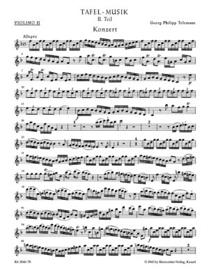 Konzert in F-Dur - Concerto in F major TWV 53:F1