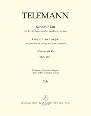 Konzert in F-Dur - Concerto in F major TWV 53:F1