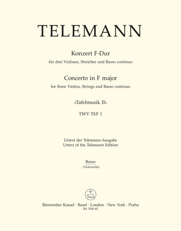 Konzert in F-Dur - Concerto in F major TWV 53:F1