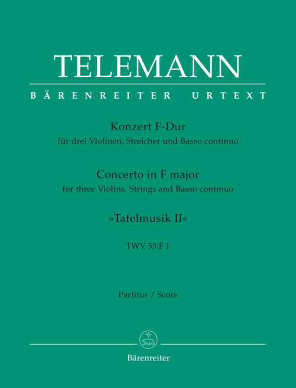 Konzert in F-Dur - Concerto in F major TWV 53:F1
