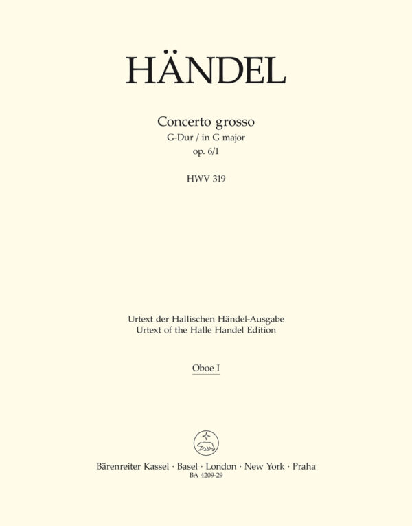 Concerto Grosso In G Major Op.6 No.1