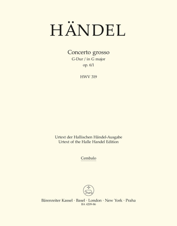 Concerto Grosso In G Major Op.6 No.1