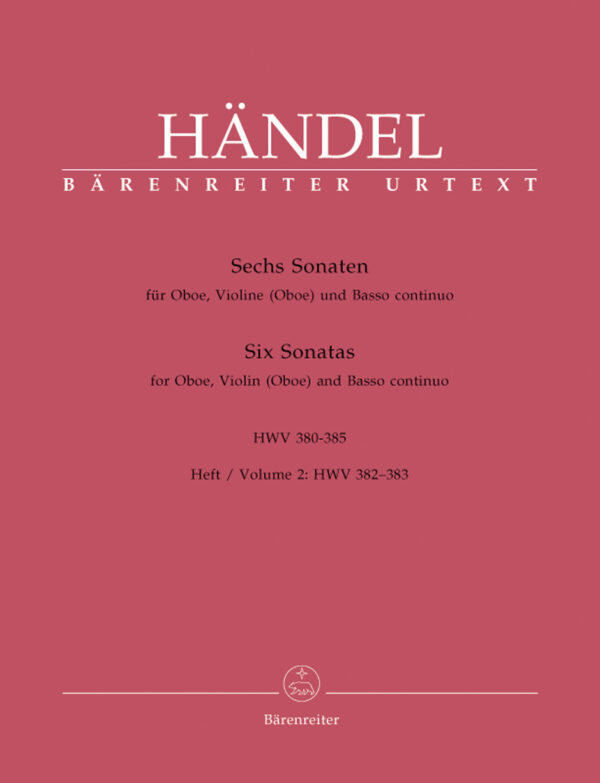 Sechs Sonaten Für Oboe, Violine