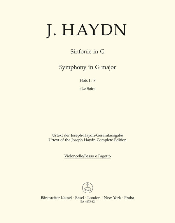Symphony No.8 In G Major Hob.I