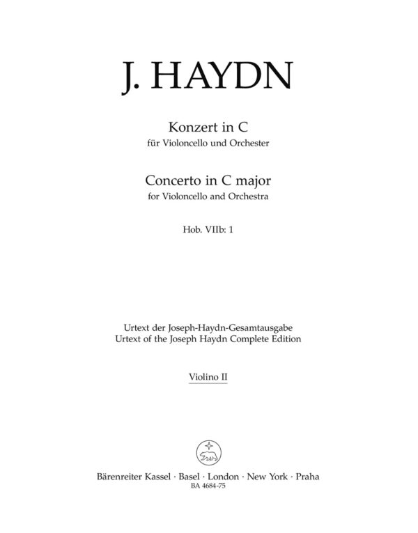 Cello Concerto No.1 In C Hob.VIIb