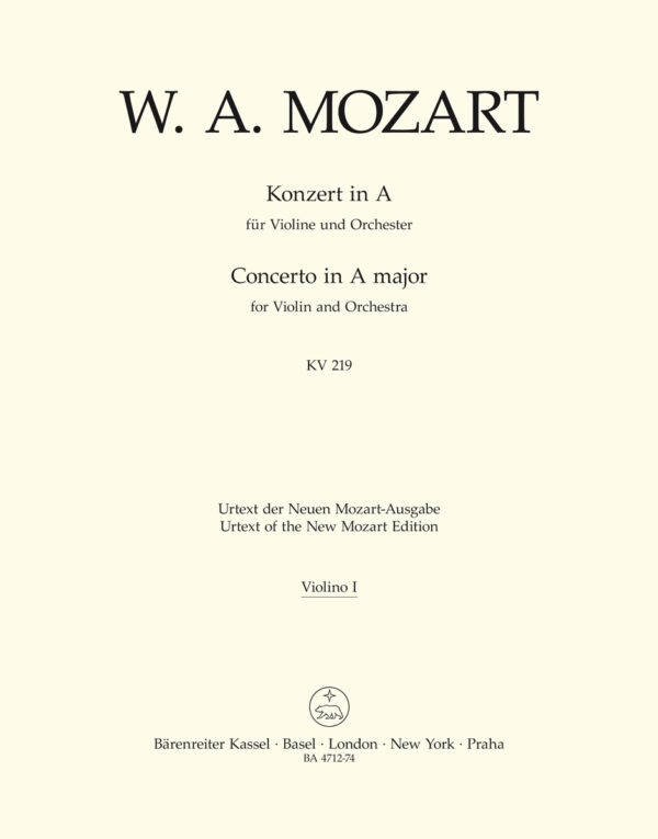 Violin Concerto No. 5 In A