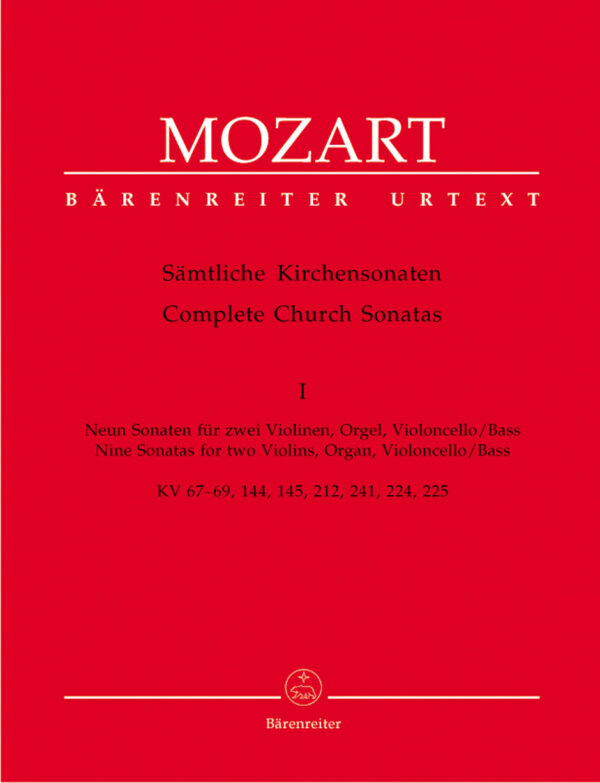Complete Church Sonatas Book 1