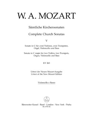 Church Sonatas Vol 5 In C, K.263