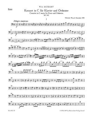 Piano Concerto No.25 In C K.503
