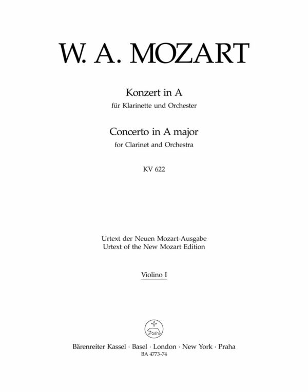 Clarinet Concerto In A K.622