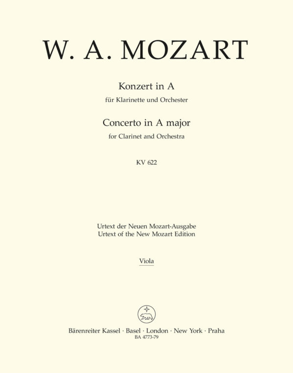 Clarinet Concerto In A K.622