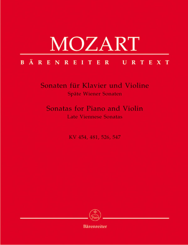 Sonatas For Piano And Violin