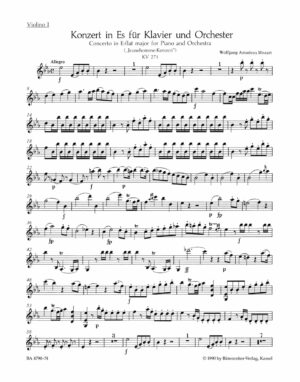 Piano Concerto No.9 In E-Flat K.271 - Jeunehomme