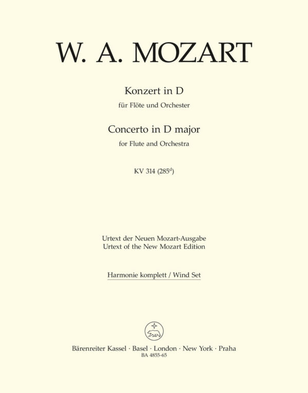 Flute Concerto In D K.314