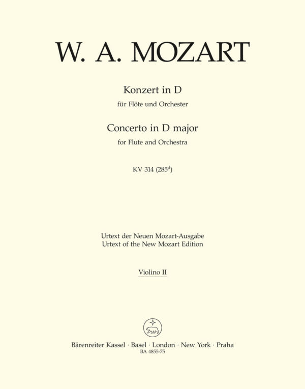 Flute Concerto In D K.314