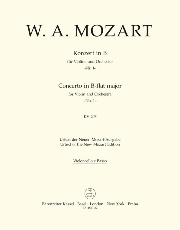 Violin Concerto No.1 in B-flat major K.207