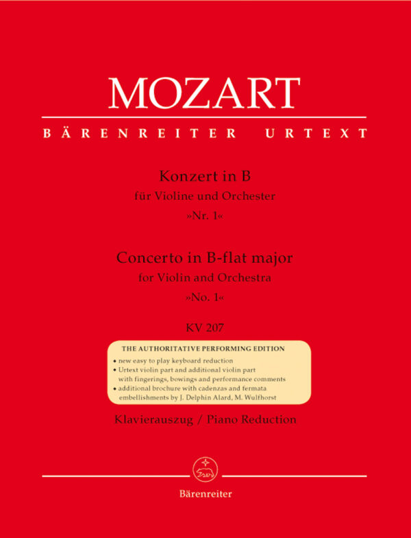 Violin Concerto No.1 in B-flat major K.207