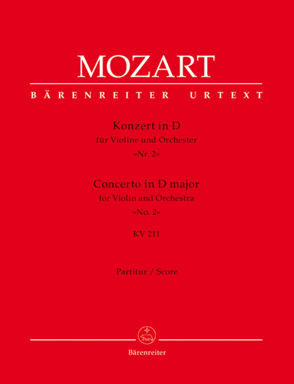 Violin Concerto No.2 In D K.211